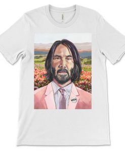 Keanu T-Shirt - Keanu Reeves Shirt - Keanu Tee - Pop Culture Tee - Streetwear - Fashion T-Shirt - Pop Culture T-Shirt - Floral Shirt