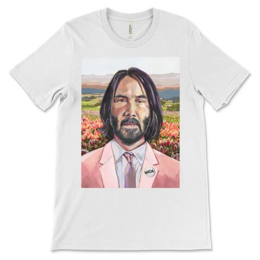 Keanu T-Shirt - Keanu Reeves Shirt - Keanu Tee - Pop Culture Tee - Streetwear - Fashion T-Shirt - Pop Culture T-Shirt - Floral Shirt