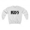 Kiss Black Logo Unisex Sweatshirt, Kiss Rock Band Merch