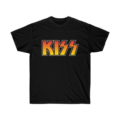 Kiss Color Logo Unisex T-Shirt, Kiss Rock Band Merch