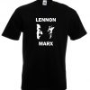 Lennon and Marx T Shirt Marx Brothers Groucho Marx John Lennon Novelty