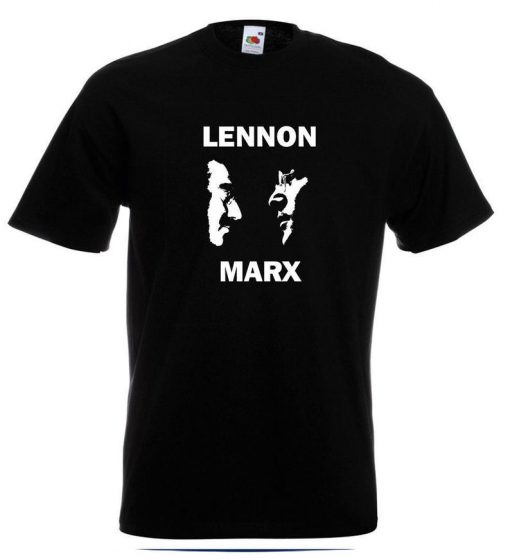 Lennon and Marx T Shirt Marx Brothers Groucho Marx John Lennon Novelty