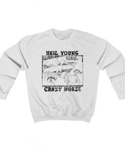 Neil Young And Crazy Horse Sweatshirt, Rock Band Gift, Unisex Adult