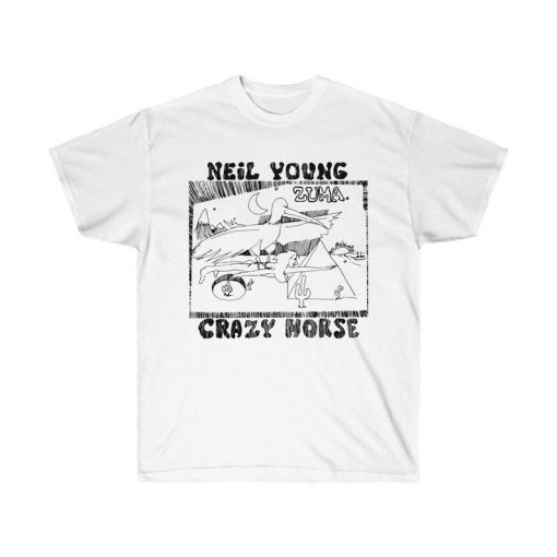 Neil Young And Crazy Horse Tee, Rock Band Gift, Unisex Adult T-Shirt