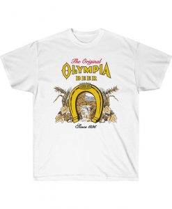 Olympia Beer Tee, Retro Olympia Beer Top, Mens Womens T-Shirt