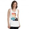 RBG with Feminist Pin Classic Unisex Tank, Ruth Bader Ginsburg Tank Top, Supreme Court Justice, Women Belong In All Places