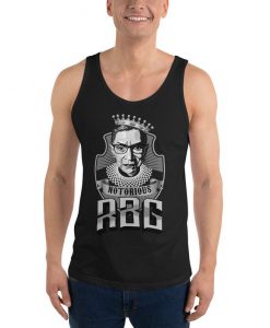 Ruth Bader Ginsburg - Notorious RBG Crest - Mens Tank Top