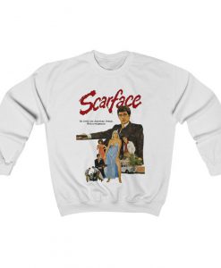 Scarface Jumper (1983), He Loved The American Dream, Adults Mens & Womens Sweatshirt