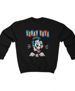 Stray Cats 40 Sweatshirt, Rockabilly Band, Stray Cats Merch, Unisex