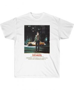 Taxi Driver (1976) Retro Poster Tee, 70's Psychological thriller, Womens Mens T-Shirt