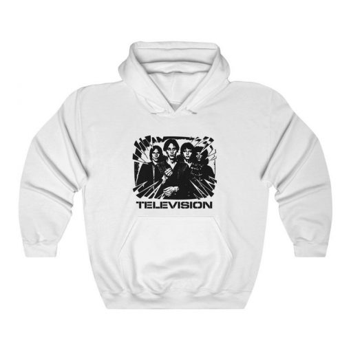 Television Hoodie, Retro 70s Rock Band Music, Mens and Womens