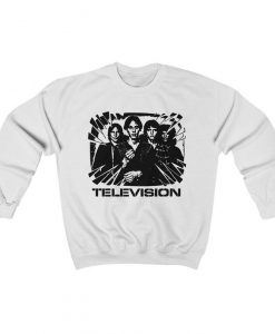 Television Jumper, Retro 70s Rock Band Music, Mens and Womens Sweatshirt