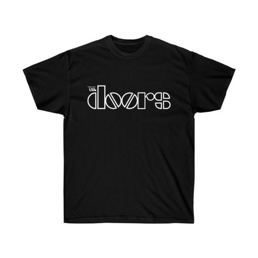 The Doors Logo Unisex Tee, The Doors Rock Band Merch, The Doors T-Shirt