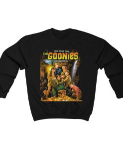 The Goonies (1985) Sweatshirt, Steven Spielberg, Mens and Womens Retro Movie Sweater