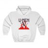 The U-Men Solid Action Hoodie, Grunge Music, U Men Logo, Adult Mens & Womens