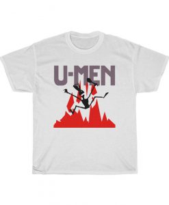 The U-Men Solid Action Tee, Grunge Music Fans Seattle, Adult Mens & Womens T-Shirt