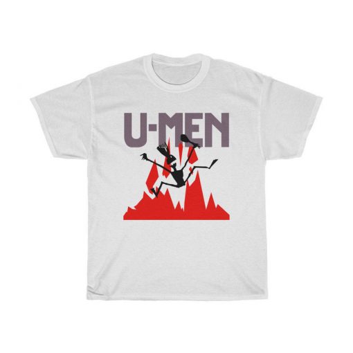 The U-Men Solid Action Tee, Grunge Music Fans Seattle, Adult Mens & Womens T-Shirt