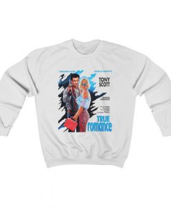 True Romance (1993) Sweatshirt, Quentin Tarantino Film, Mens Womens Retro Jumper