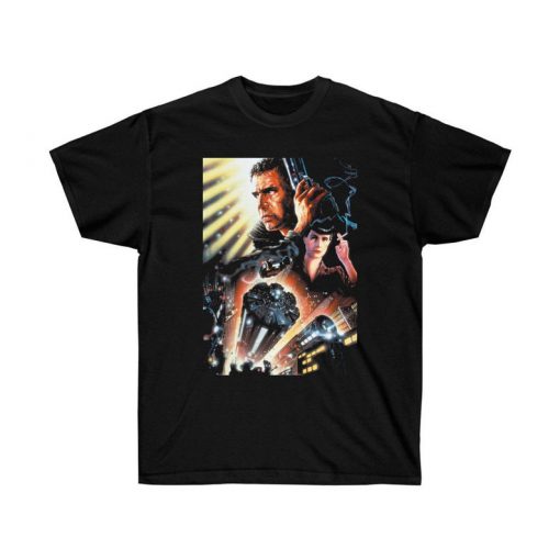 Blade Runner (1982) T-Shirt, Sci-Fi Film, Mens and Womens Retro Movie Tee