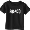 ABCD on Infant and Toddler Shirt