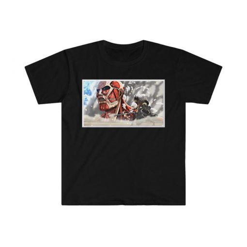 ATTACK ON TITAN, anime, manga, short-sleeve, unisex t-shirt