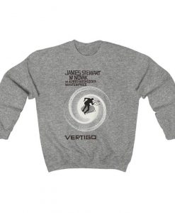 Alfred Hitchcock's Vertigo (1958) Sweatshirt, Mystery Thriller Movie, Adult Mens Womens