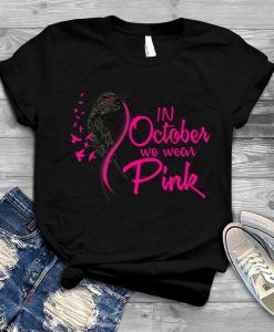 Breast Cancer Shirt - Breast Cancer Awareness - Think Pink - Support Breast Cancer Awareness - Support October Pink Ribbon Survivor TShirt