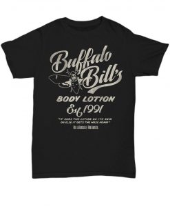 Buffalo bill's body lotion silence of the lambs t-shirt