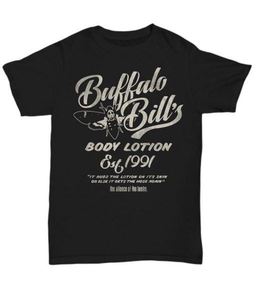 Buffalo bill's body lotion silence of the lambs t-shirt