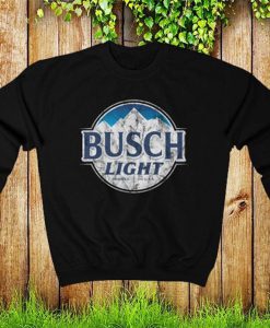 Busch Light Beer Sweatshirt, Retro Distressed Busch Unisex