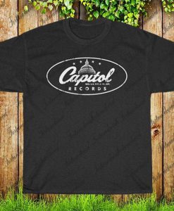 Capitol Records T-shirt, Record Label Company Logo Tee Shirt