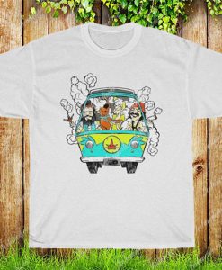 Cheech And Chong With Scooby Smoke T-Shirt, Cheech And Chong Tee Shirt