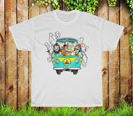 Cheech And Chong With Scooby Smoke T-Shirt, Cheech And Chong Tee Shirt