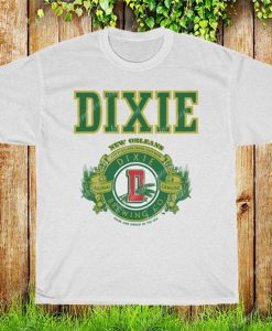 Dixie Beer T-Shirt, New Orleans Dixie Beer Tee Shirt