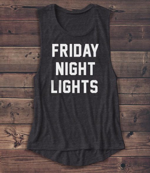 Friday Night Lights - High School Football - Football - Women's Football Shirt - Sports - Workout - Beer - Tailgating tank top