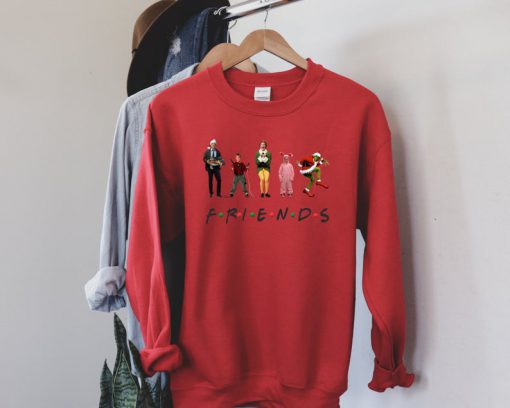 Friends Christmas Sweatshirt, Hallmark Christmas Sweatshirt