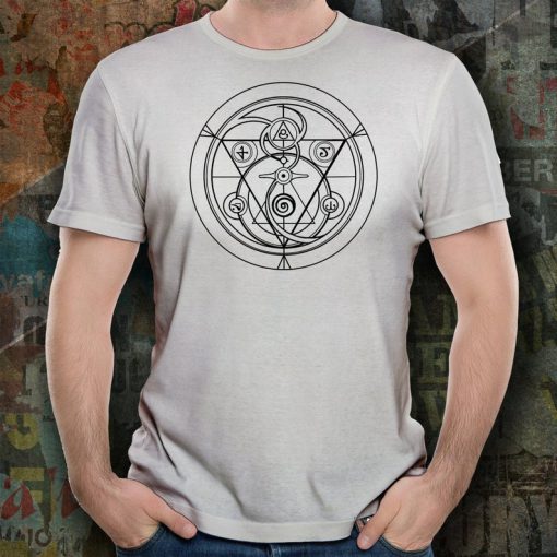 Fullmetal Alchemist shirt, alchemy, alchemy symbols, Edward Elric, anime, fma, t-shirt