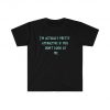 Funny sarcastic t-shirt, i'm funny if you don't look at me, socially awkward shirt, sarcastic shirts, socially awkward people