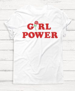 Girl Power Shirt - Tee - T-Shirt - Sweatshirt - Feminism - Women Crewneck Humor Text Hipster Gift Present Graphic Tee Unisex