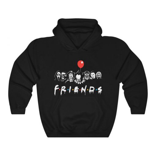 Halloween Funny Horror Friends Hoodie