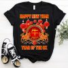 Happy New Year 2021 Year Of The Ox Chinese New Year Shirt Vintage Zodiac Gifts For Women T-shirt