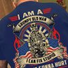 I Am A Grumpy Old Man I Can_t Fix Stupid But It_s Gonna Hurt Veteran T-shirt Back