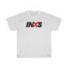 INXS Classic Rock Band Logo Men's Black T-Shirt