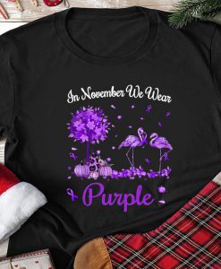 In November We Wear Purple Epilepsy Awareness Tshirt