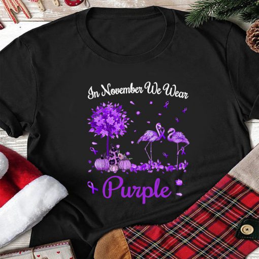 In November We Wear Purple Epilepsy Awareness Tshirt