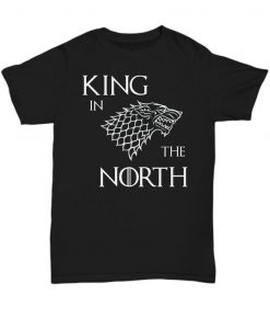 King in the north, game of thrones, jon snow t-shirt