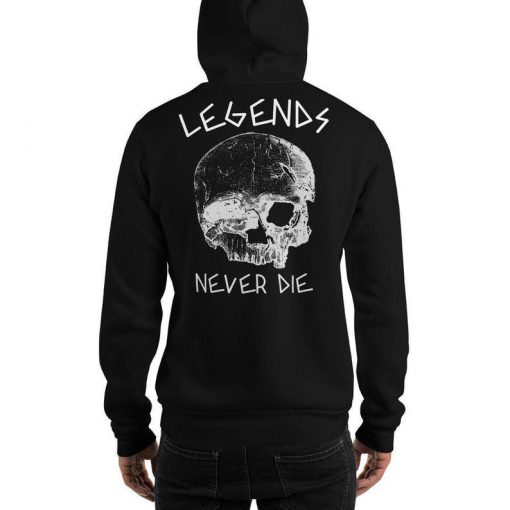 Legends Never Die, Skull Hoodie Back