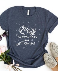 Merry Christmas And Happy New Year Shirt,Holliday ,Christmas ,New Year T-shirt ,2021