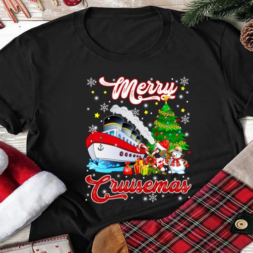 Merry Cruisemas Family Cruise Christmas Tshirt