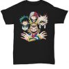 My hero academia all might boku no hīrō akademia izuku midoriya katsuki bakugo t-shirt anime shirt